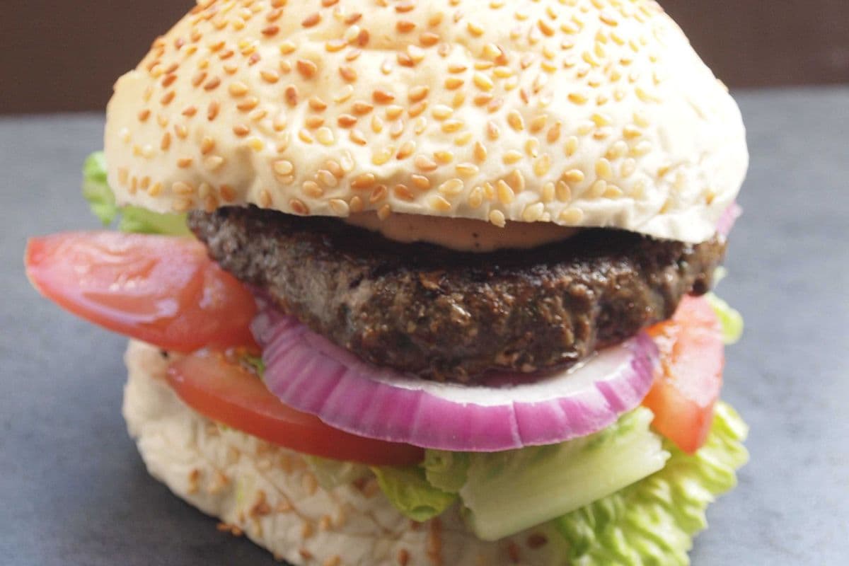 Beef Masala Burger Combo