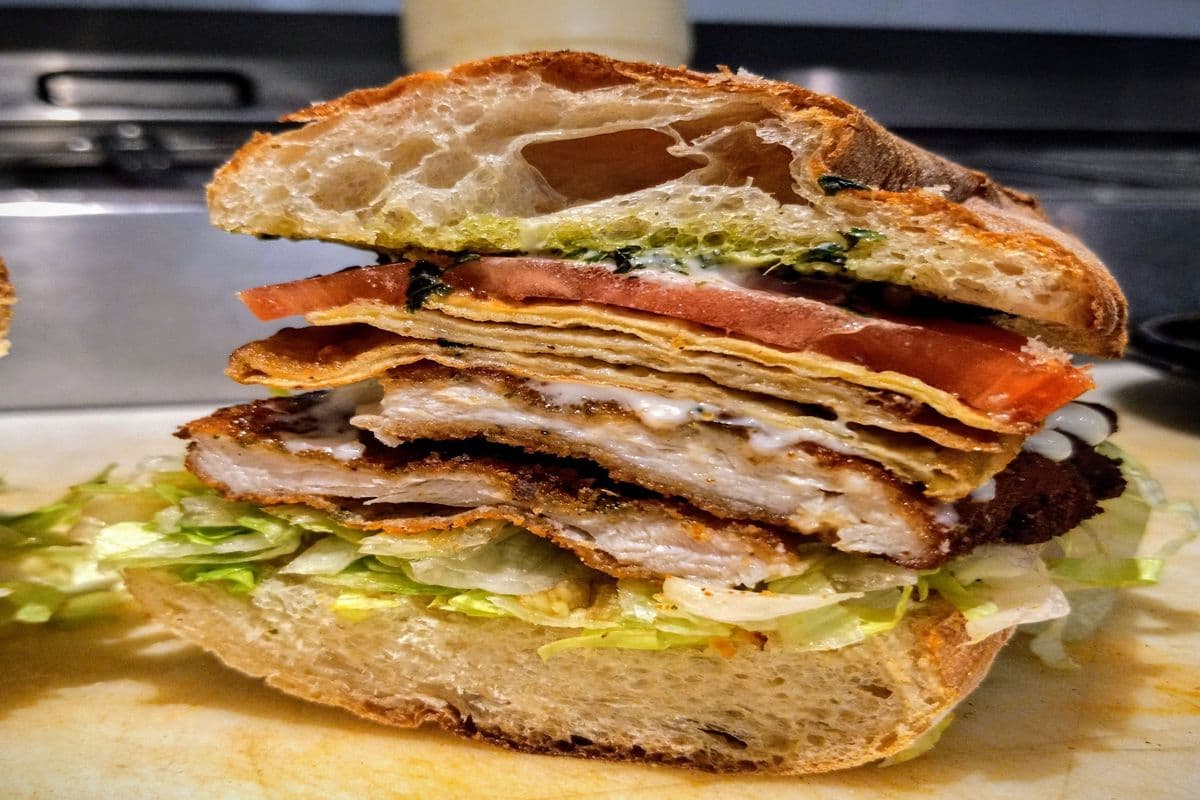 Panini Poulet Pané / Breaded Chicken