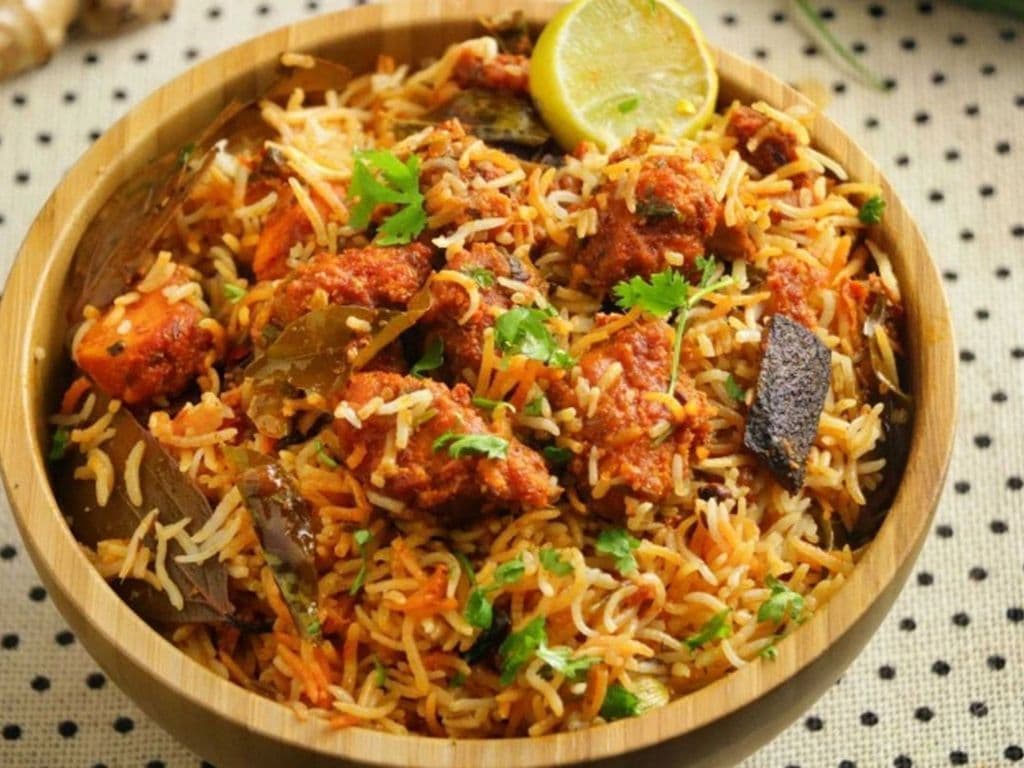 Lamb biryani