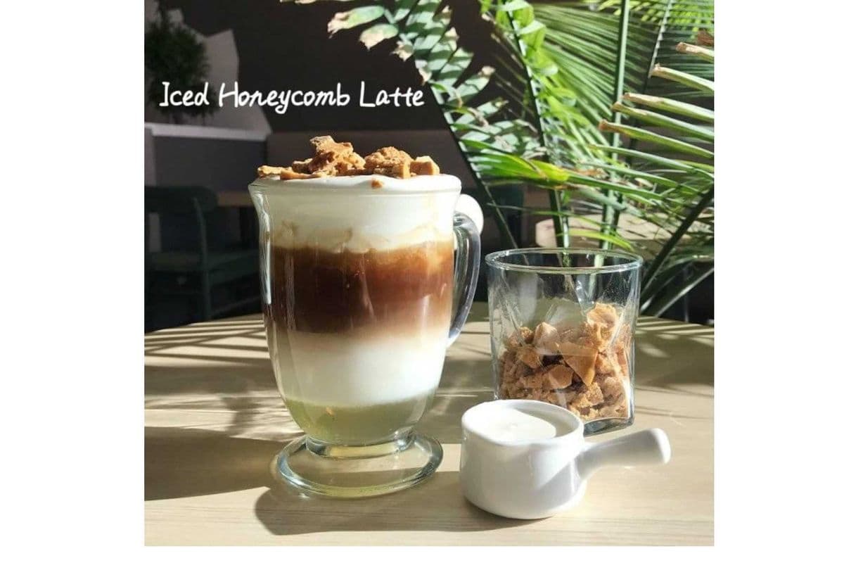 Iced Honey-Comb Latte