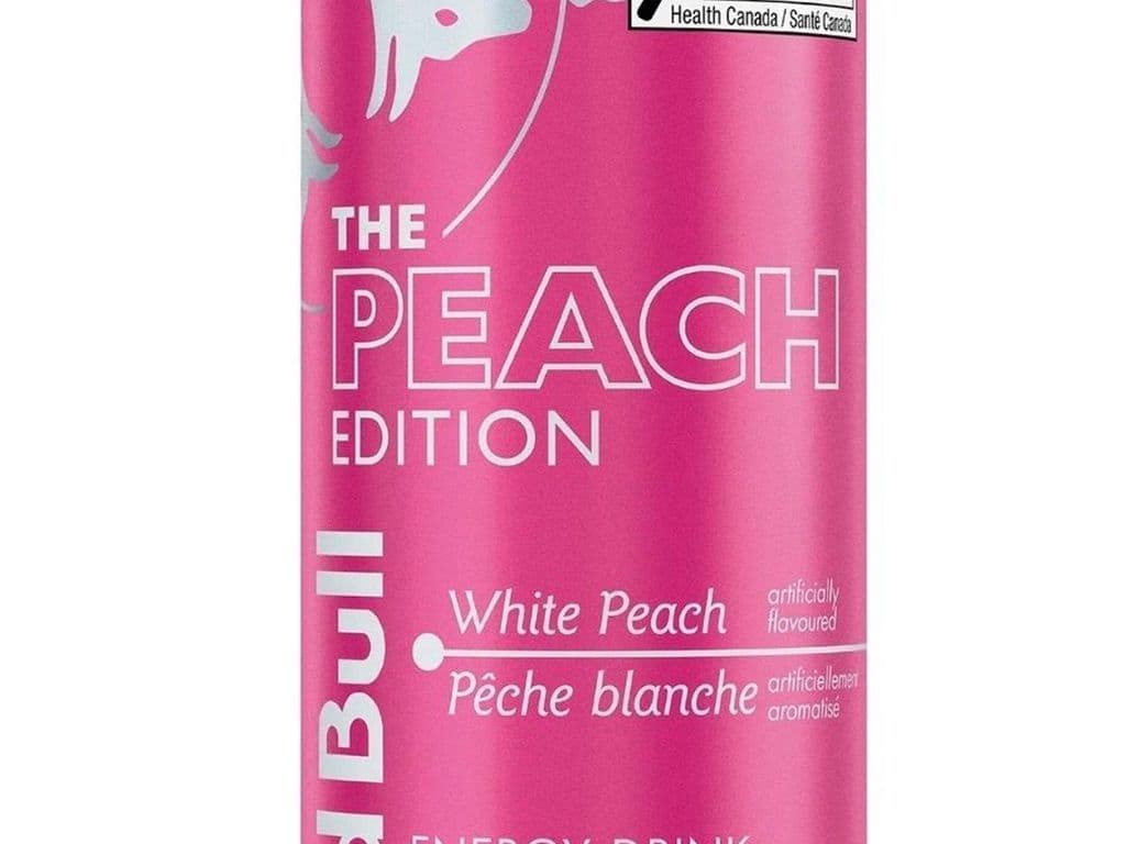 White Peach Red bull.