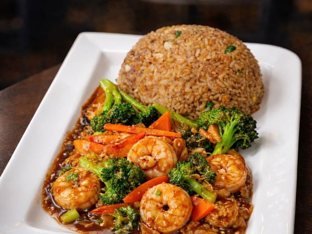 Garlic Oyster  Shrimp LS