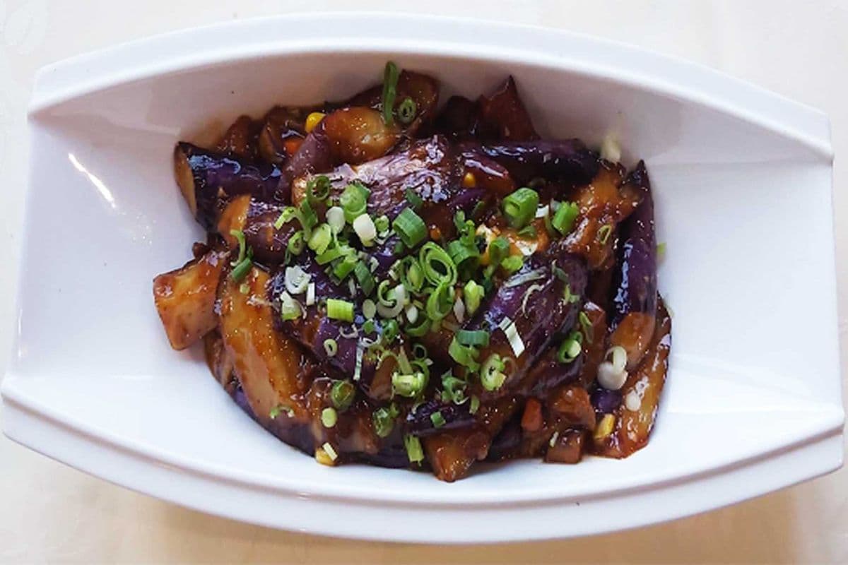 62. Spicy Braised Eggplant with Minced Pork