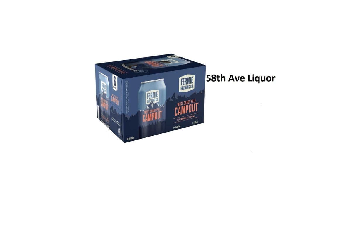 FERNIE BREWING CAMPOUT WEST COAST PALE 6 CANS (1 x 6*355ML)