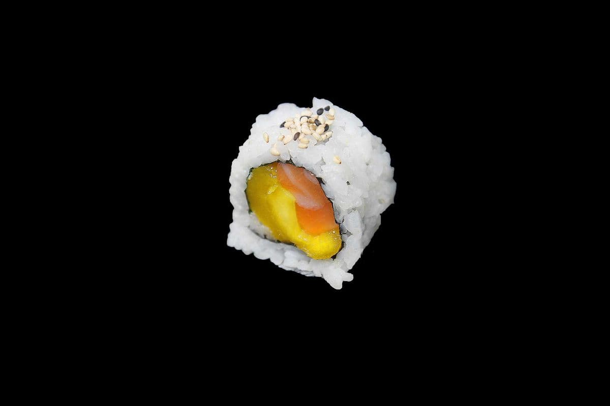Salmon and Mango Roll