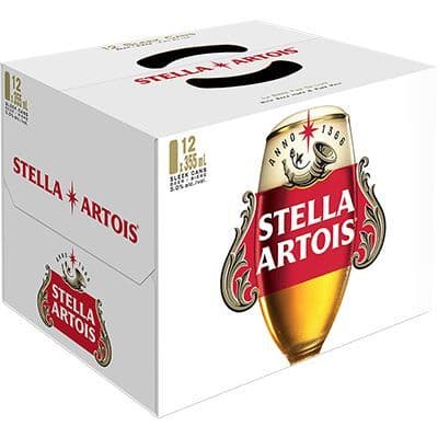 Stella Artois Brewing Company Lager, 12 x 355 ml