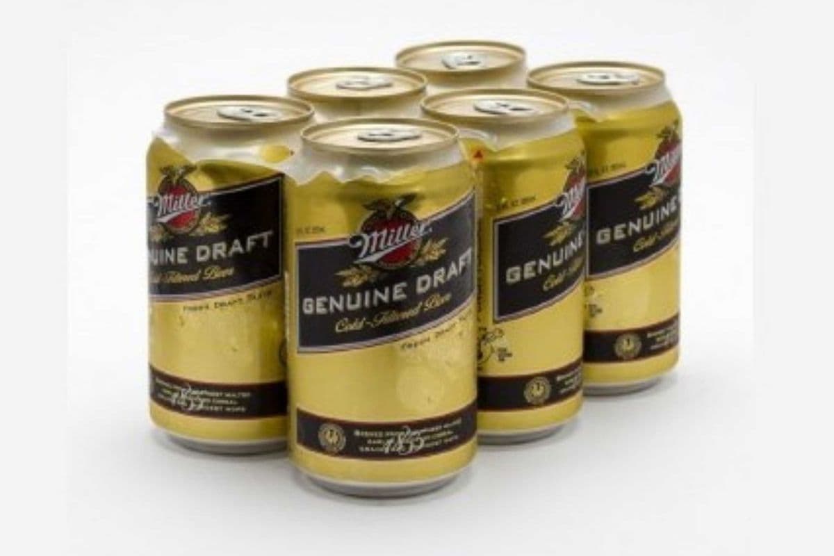 Miller Genuine Draft - MDG - 6 Cans (6 x 355 ml Cans)