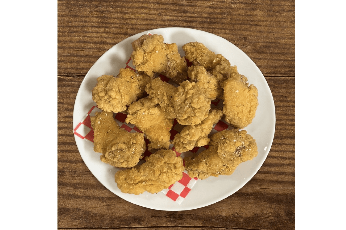 8. Deep fried chicken wings (10pcs)