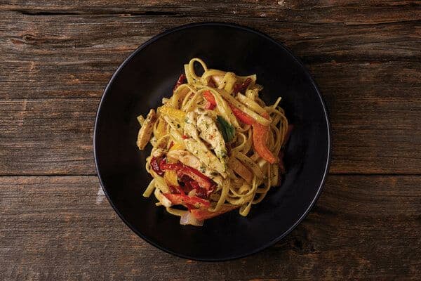 Pesto Chicken Linguine
