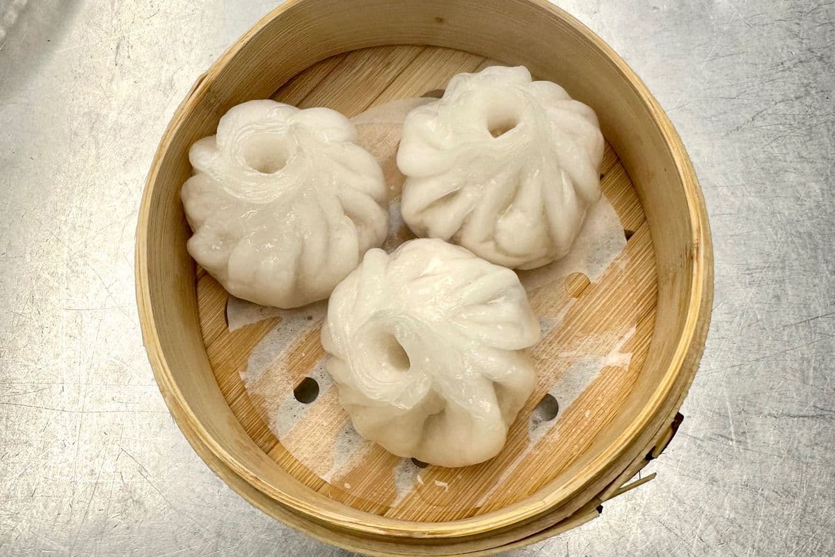 Steamed vegetables dumpling
