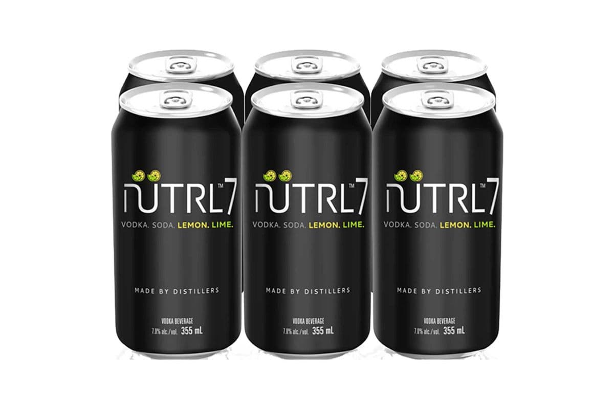 Nutrl 7 - Lemon Lime Vodka Soda (6 Cans) (6 x 355ml)