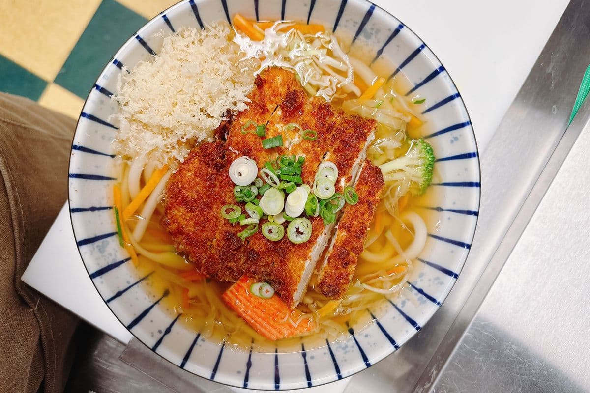 CHICKEN CUTLET UDON