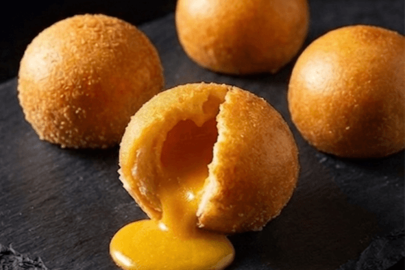 (2pcs)Deep -fried Golden Lava Bun