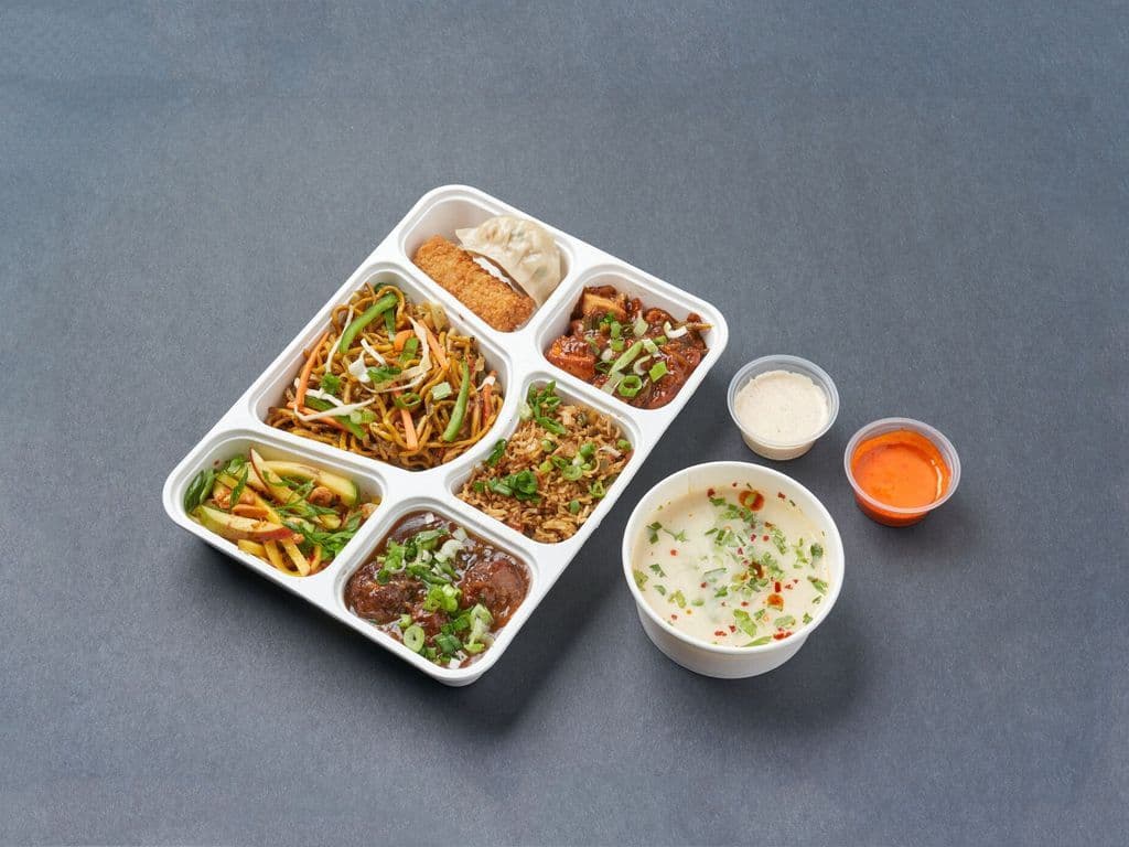 Veggie Chinese Thali