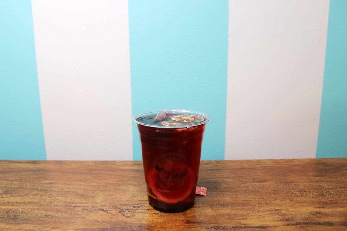 Iced Lemon Cherry Elderberry Hibiscus