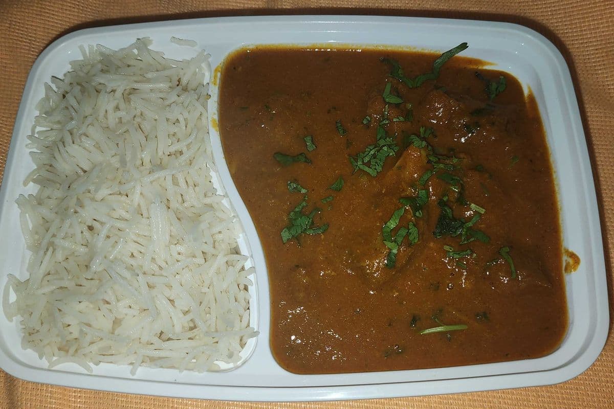 Goat curry combo