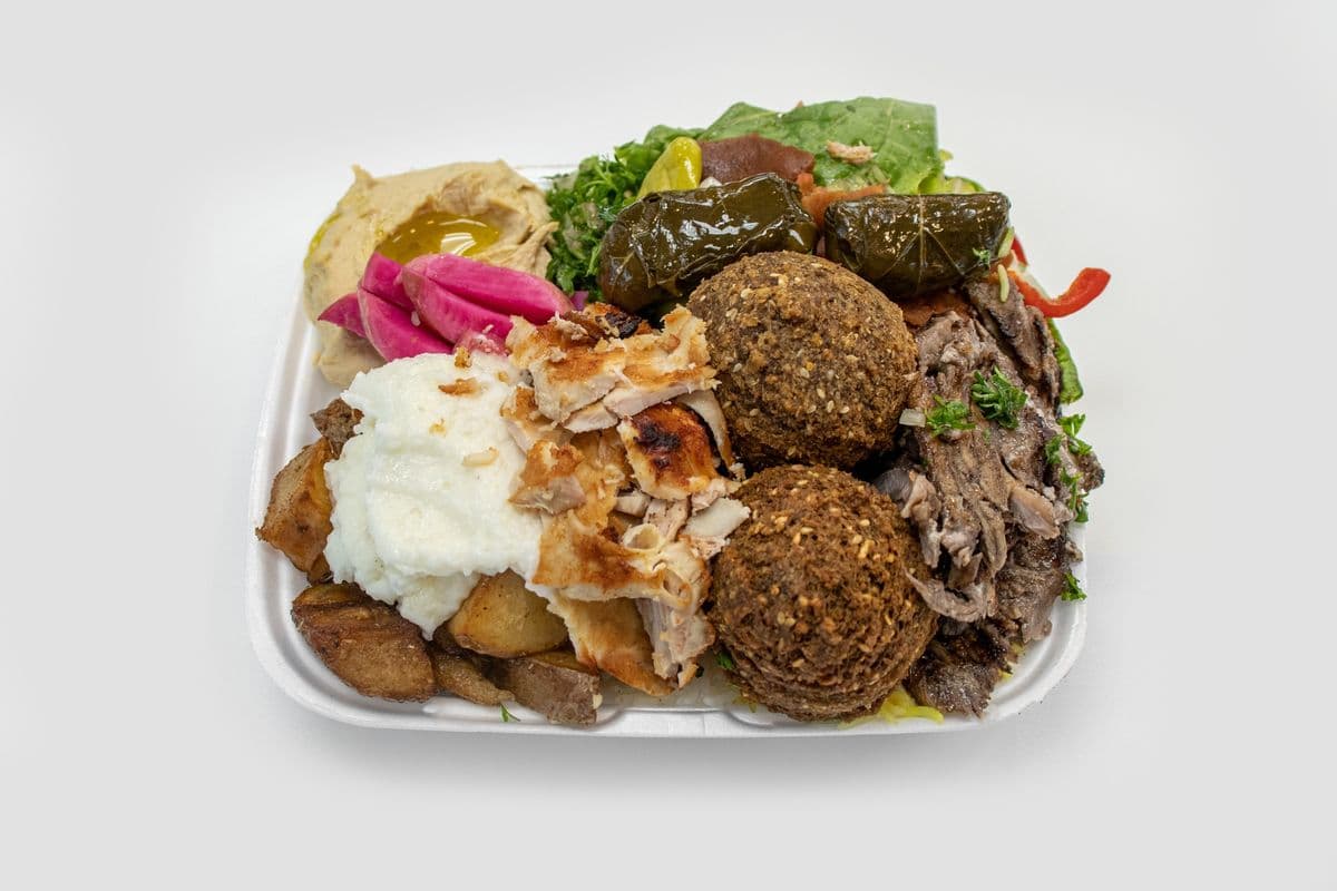 Veggie and Meat Plate