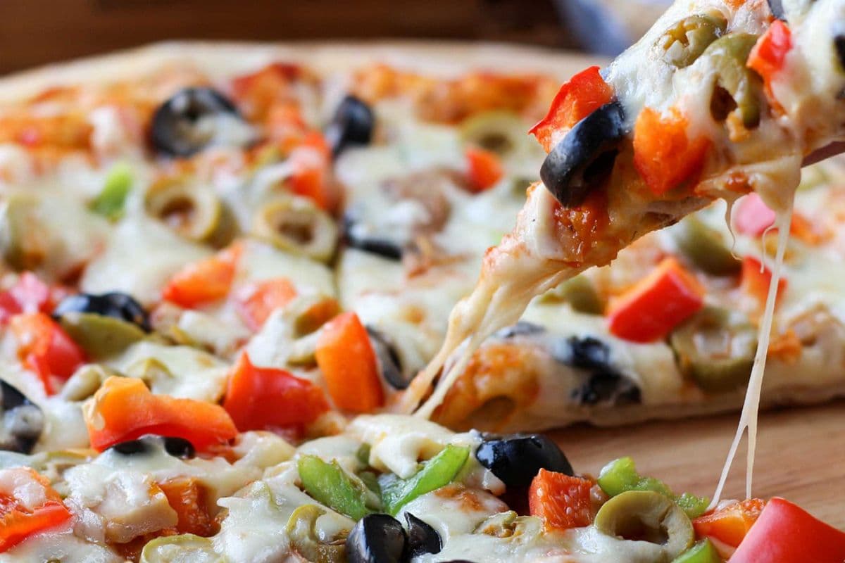 Large 14" Fresh Vegetable Pizza