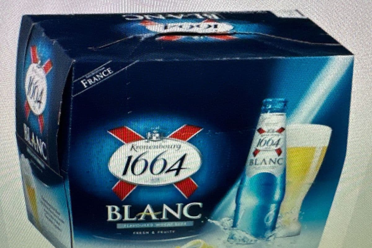 Kronenbourg 1664 Blanc Beer (12 x 330 ml Bottles)
