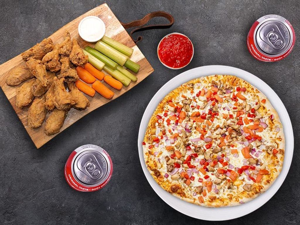 Extra Large  Pizza , 20 Wings 