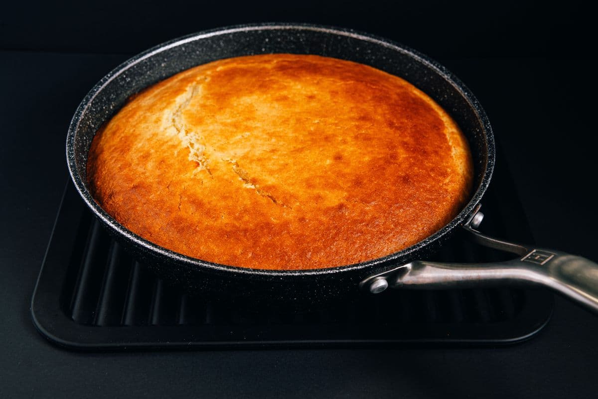 One Piece Skillet Cornbread