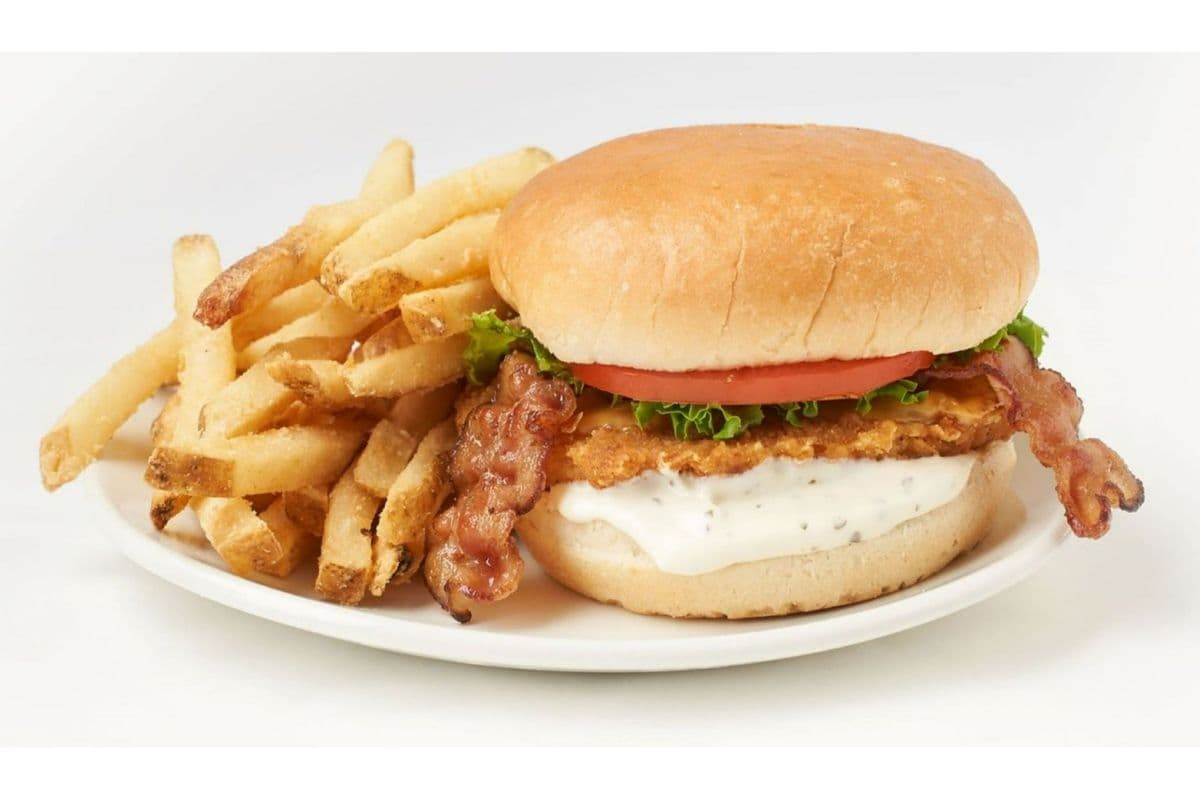 Bacon Ranch Chicken Burger Combo