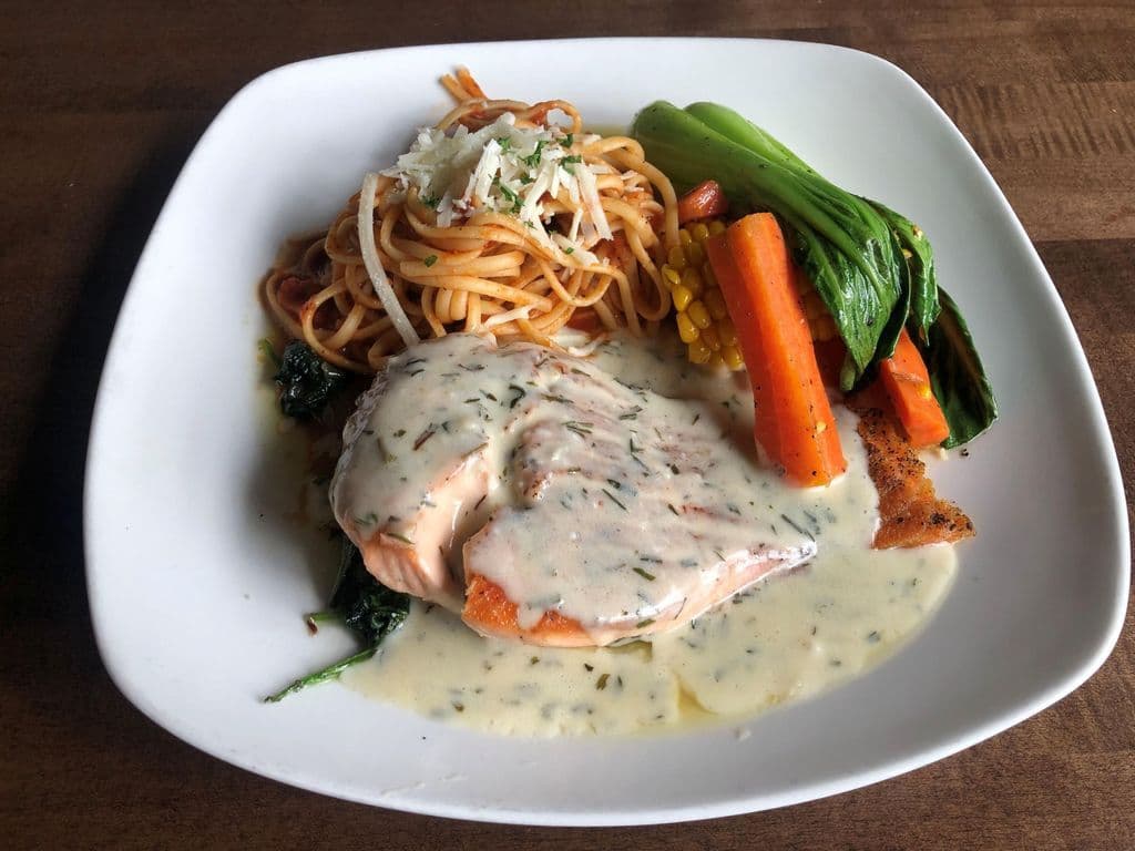 Salmone Con Spinaci