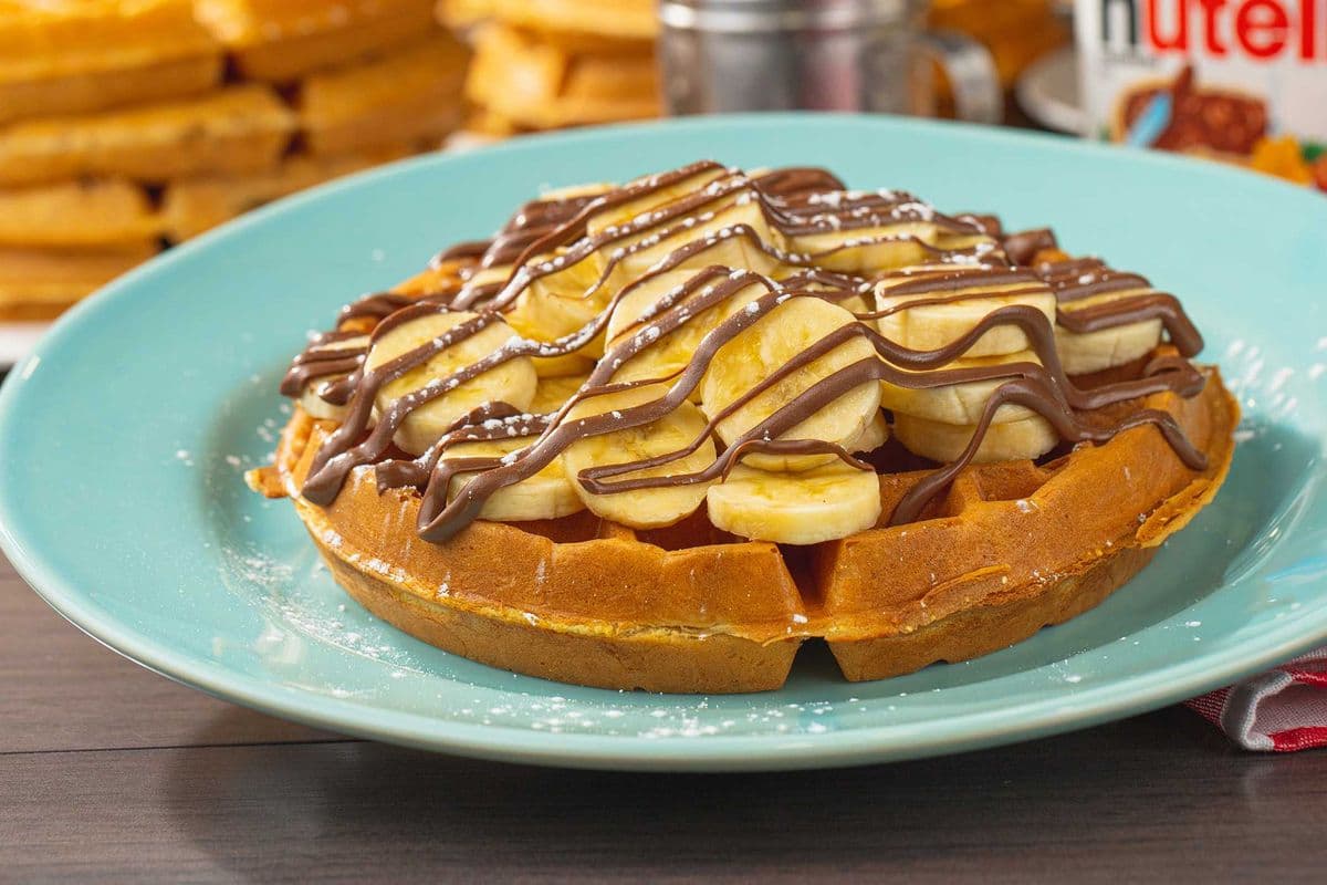 Nutella Banana Waffle