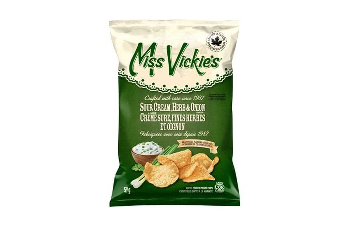 Miss Vickies Sour Cream Herb & Onion 59g