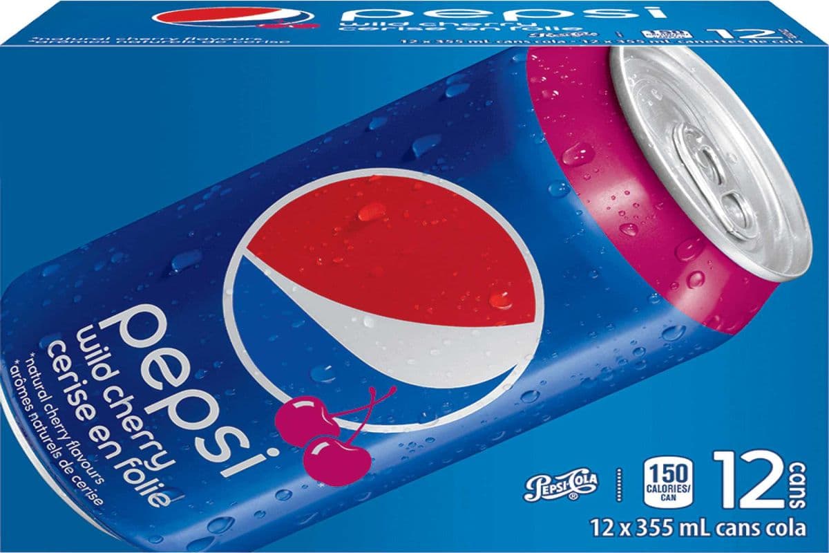 Pepsi Wildcherry 12 x 355ml cans (12x355 ml cans)