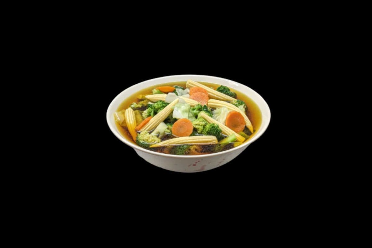 B1. Curry Chinese Mixed Vegetable Noodle Soup