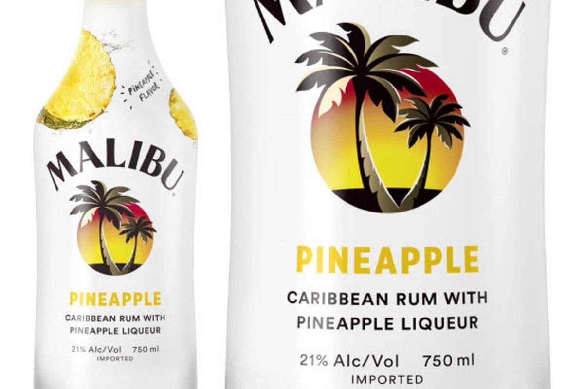MALIBU PINEAPPLE FLAVOURED RUM (750ML) (1 x 750ML)