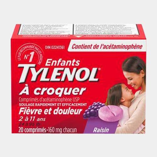 Tylenol® Enfant à croquer (20 comprimés) / Tylenol® Children's Chewable (20 tablets)