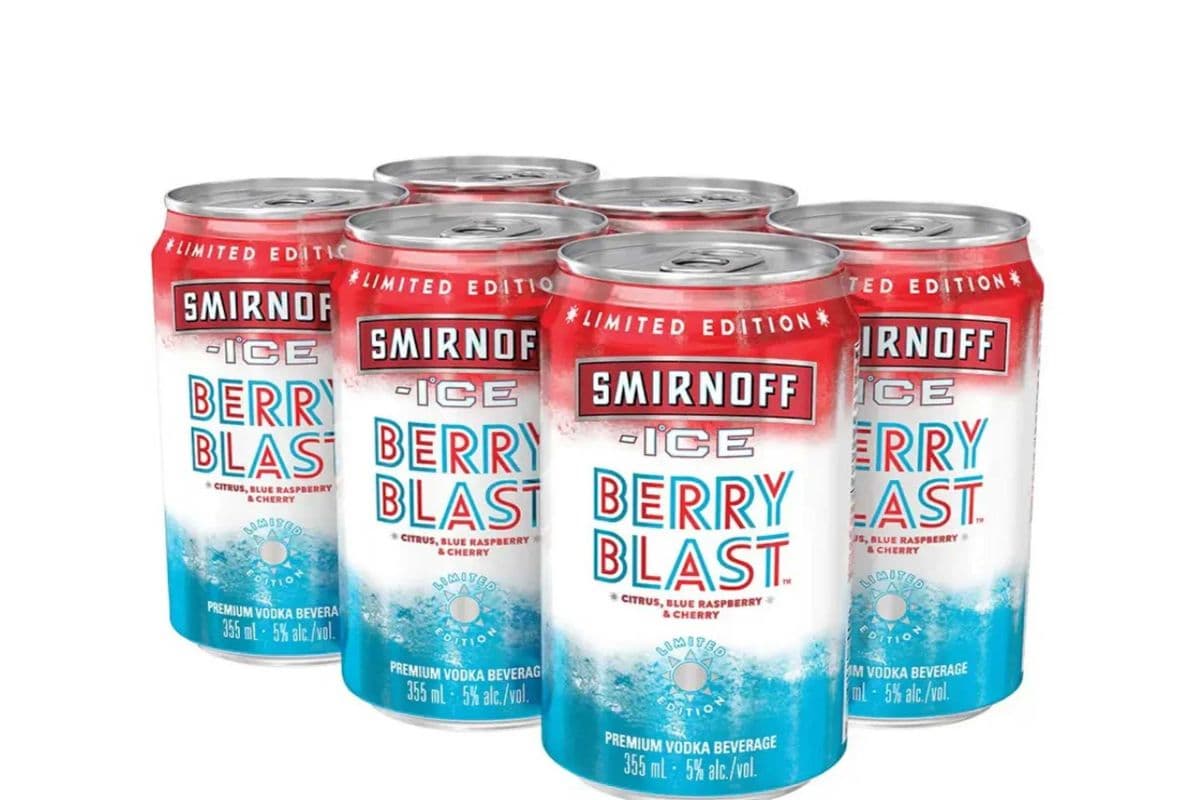 SMIRNOFF VODKA SODA BERRY BLAST 6*355ML (1 x 355ML)