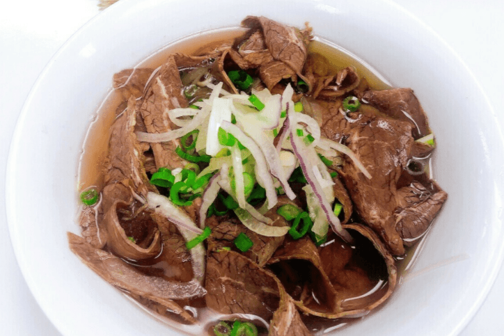 307. Well-Done Beef Rice Noodle Soup - Pho Chin