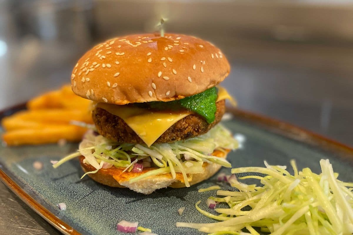 Chicken Burger with Fries
