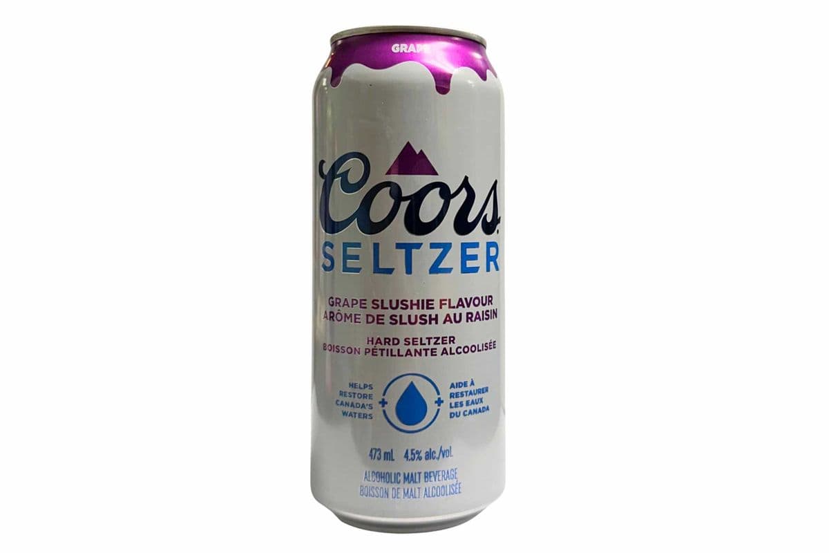 Coors Seltzer Grape (1 x 473mL Can)