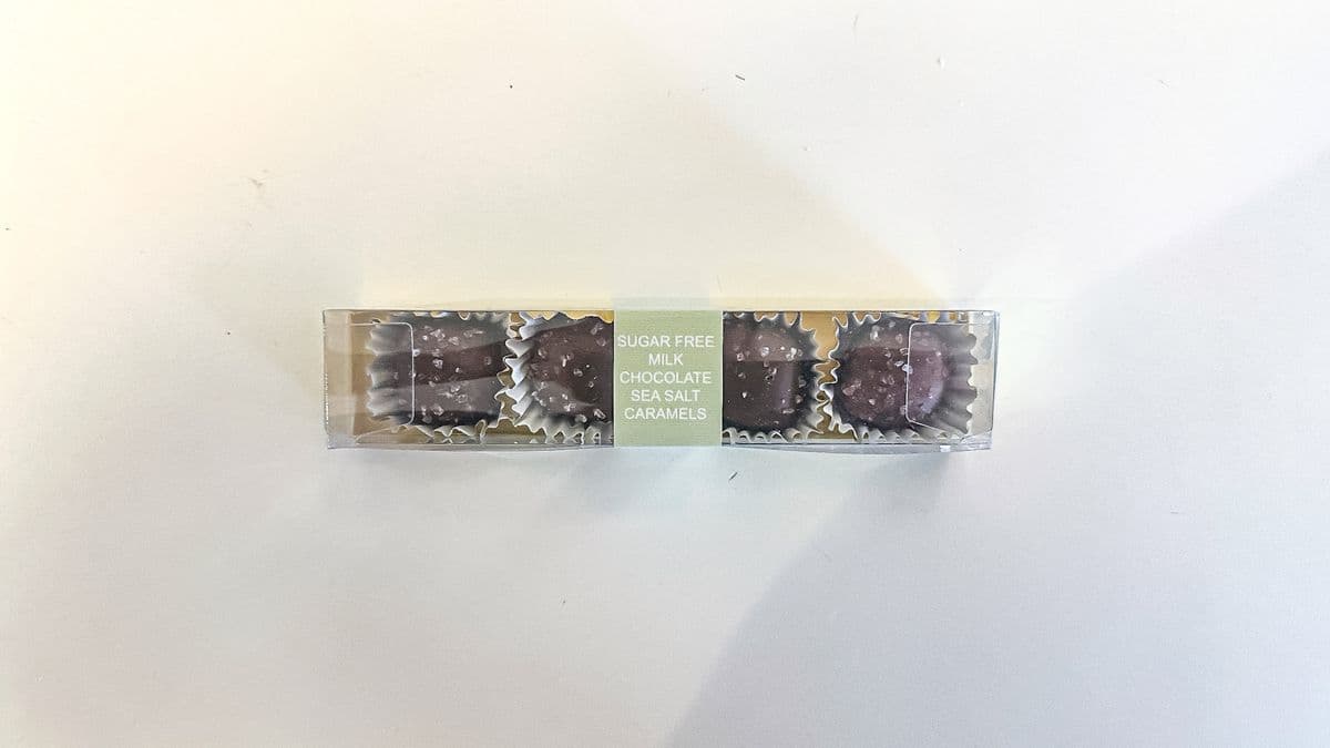 Sugar Free Milk Chocolate Sea Salt Caramels