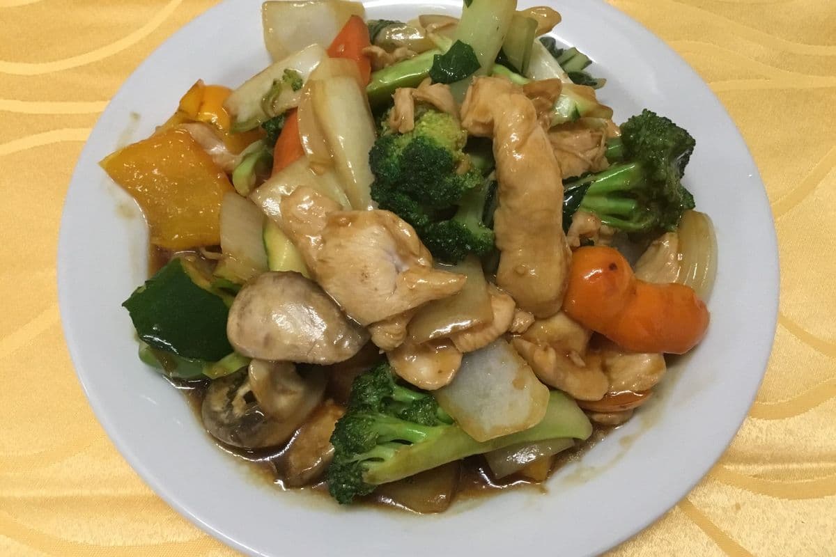 Sliced Chicken with Mixed Vegetables