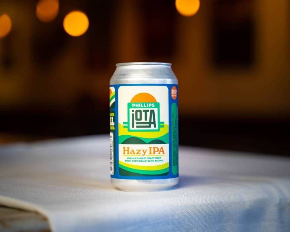 Phillips IOTA Hazy IPA, 355ml Canned Beer (0.5% ABV)
