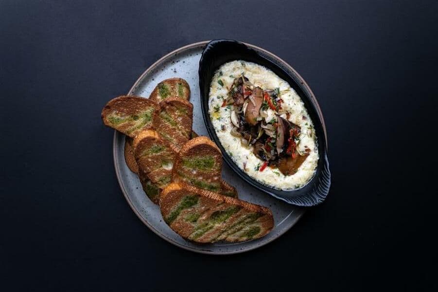 Wild Mushroom & Goat Cheese Dip