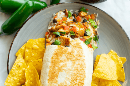 Large Burrito with Meat