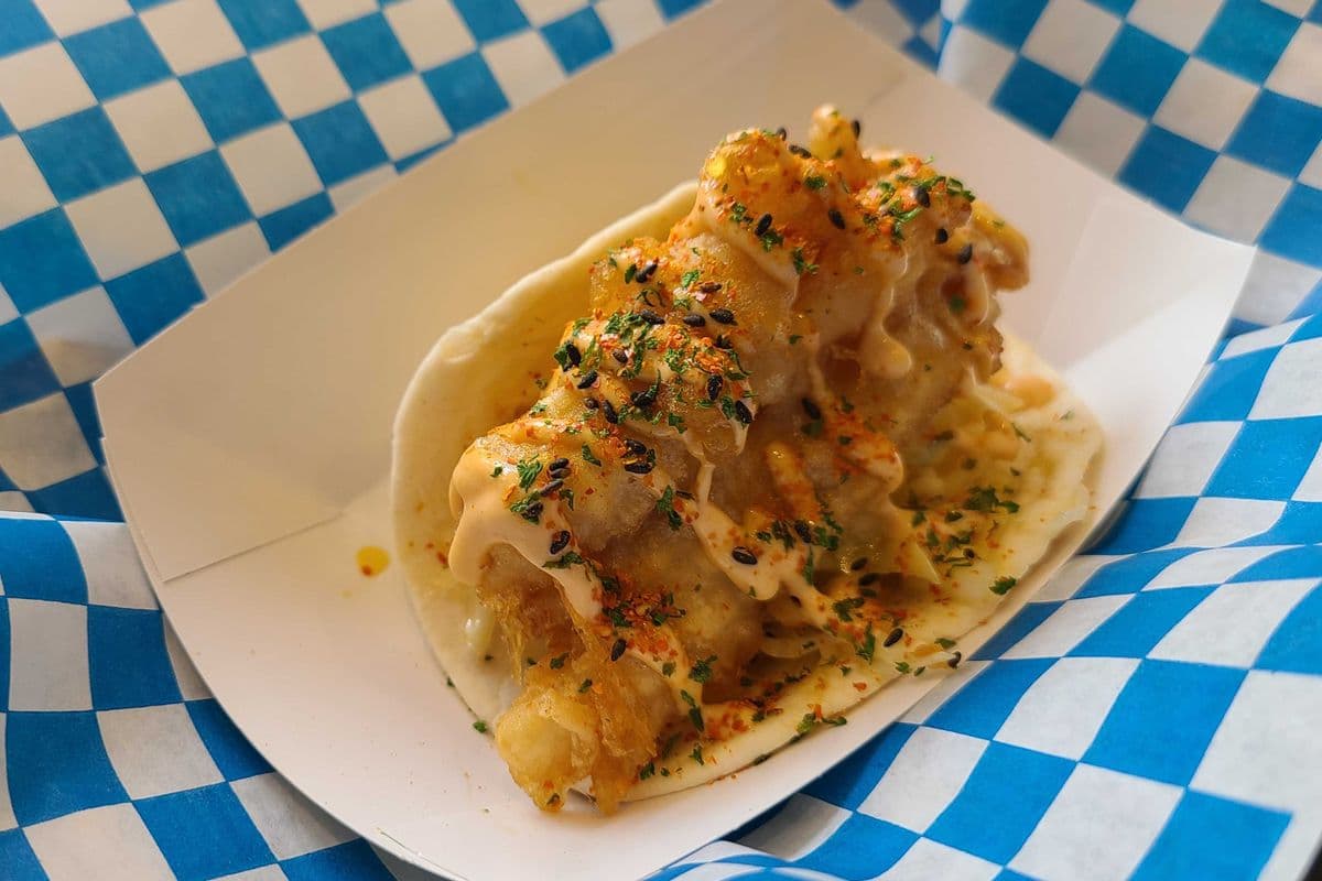 Beer-Battered Fish Taco