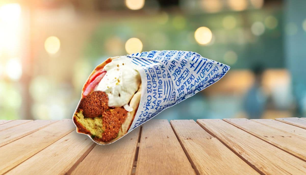 Sandwich Gyro Falafel