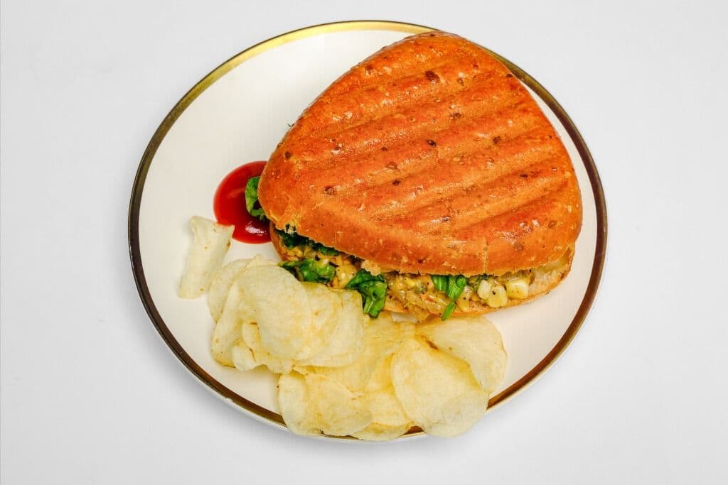 Paneer Tikka Sandwich Panini