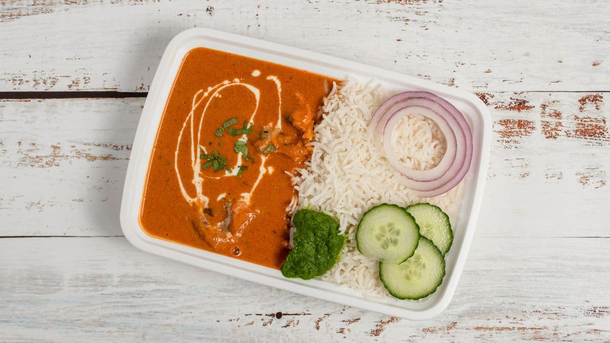 Butter Chicken Rice Bowl