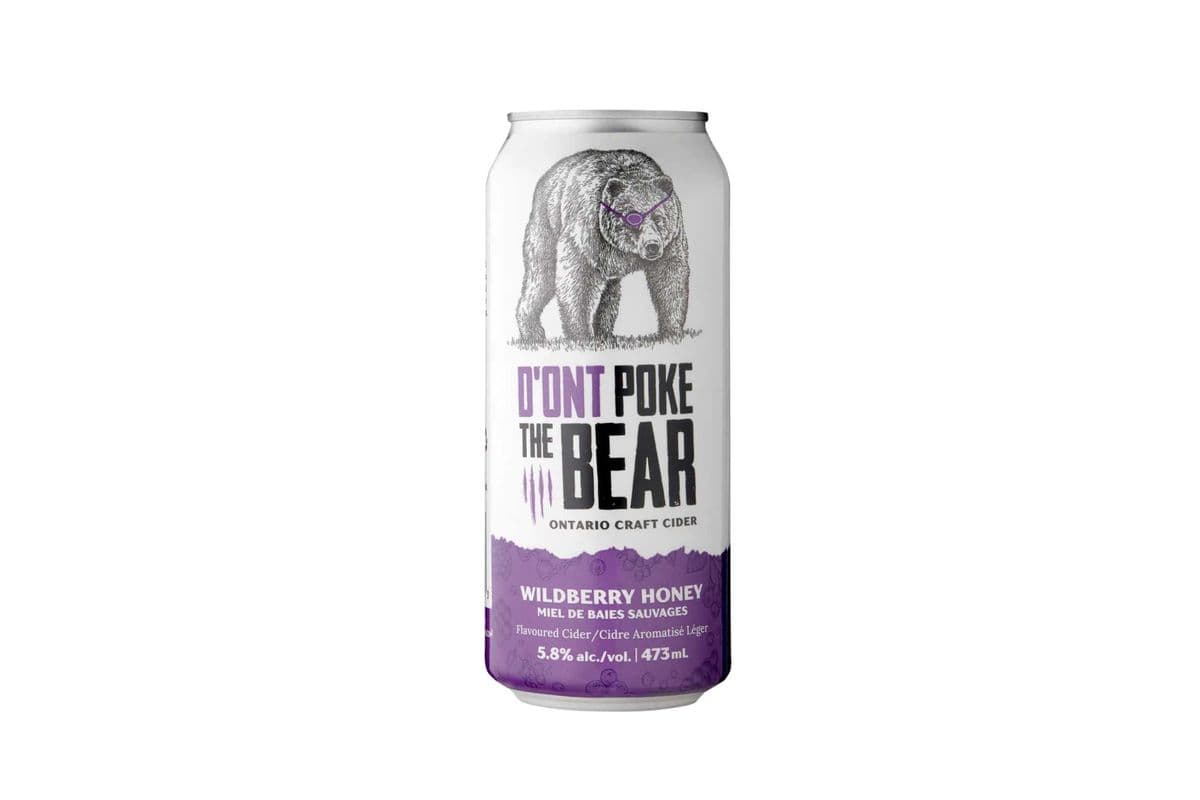 D'ont Poke The Bear Wildberry Honey Cider (473ML) (1 x 473ML)