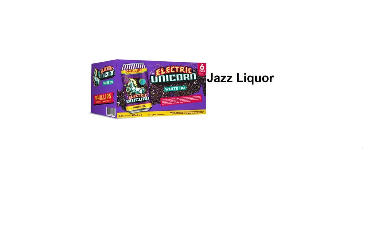 PHILLIPS ELECTRIC UNICORN WHITE 6 CANS (1 x 6x355ML)