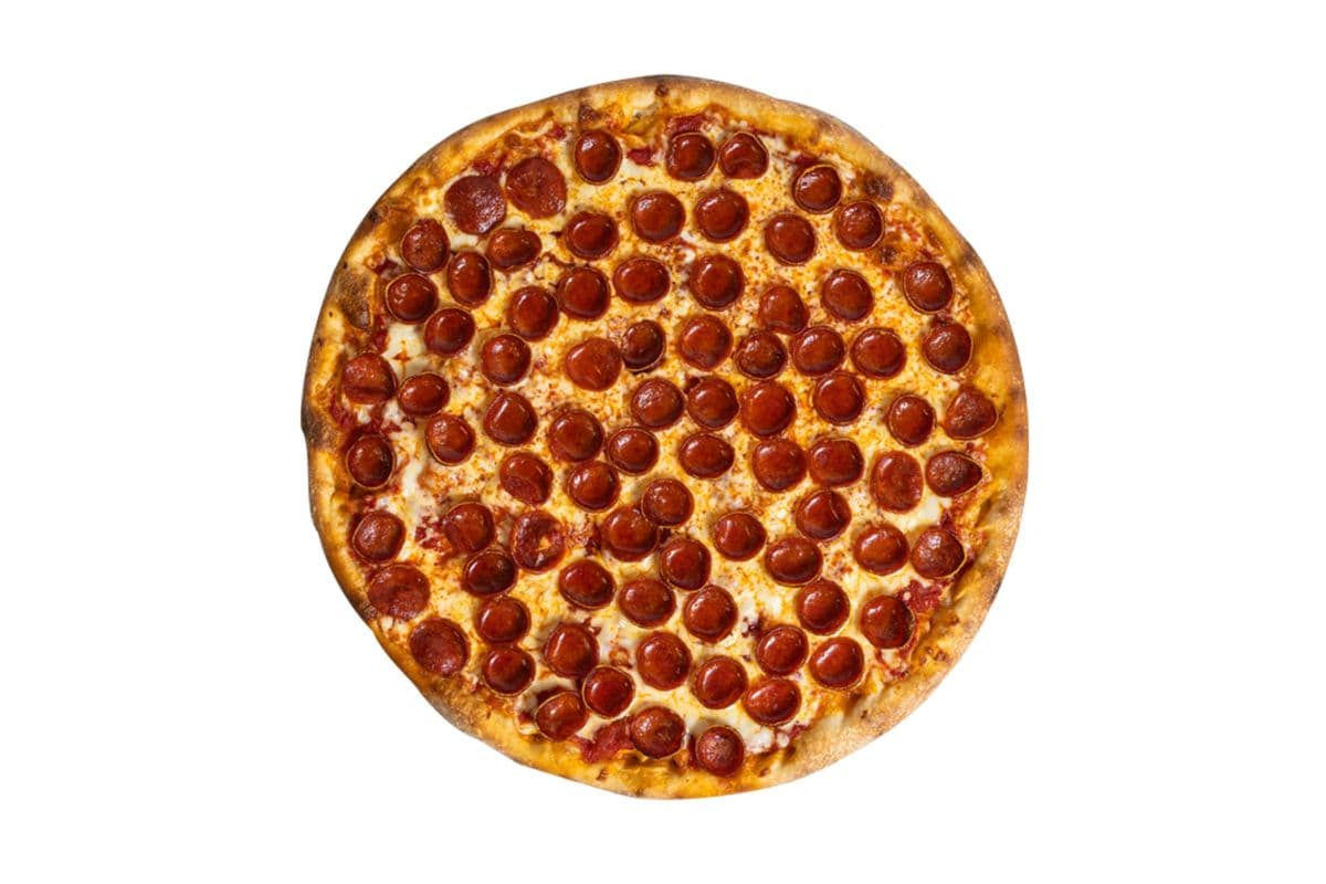 14" Large New York Style Cup n Char Pepperoni Pizza (6 Slices)