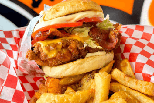 Deluxe Crispy Chicken Burger Combo